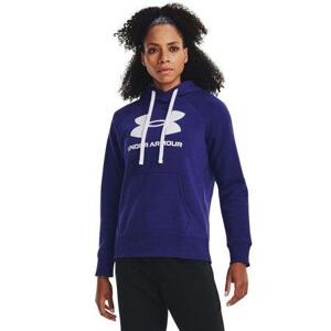 Under Armour Dámská mikina Rival Fleece Logo Hoodie sonar blue M