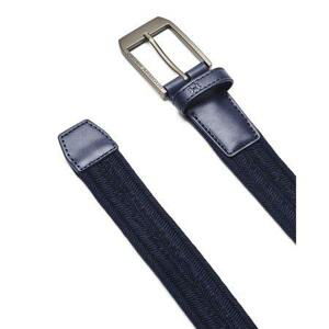 Under Armour Pánský opasek Braided Golf Belt midnight navy 32, Tmavě, modrá