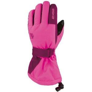Eska Dětské lyžařské rukavice Linux Shield - velikost XS pink | berry S
