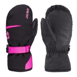 Eska Dětské lyžařské rukavice Number One GTX Mitt black|pink L