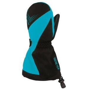 Eska Dětské zimní rukavice Boaz Pro GTX black|hawaian ocean XS, Černá / modrá