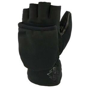 Eska Multifunkční zimní rukavice Mitten Cap, Černá, 7