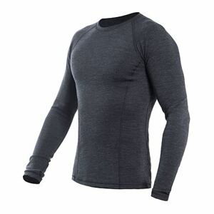 SENSOR MERINO BOLD pánské triko dl.rukáv anthracite gray Velikost: L