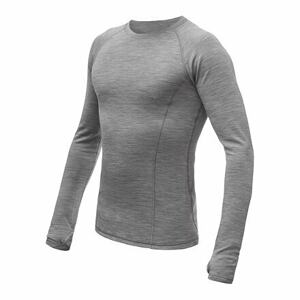 SENSOR MERINO BOLD pánské triko dl.rukáv cool gray Velikost: M