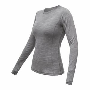 SENSOR MERINO BOLD dámské triko dl.rukáv cool gray Velikost: XXL