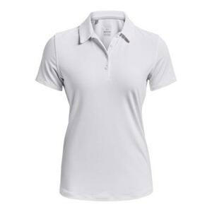 Under Armour Dámské polo tričko Zinger Polo SS white L, Bílá