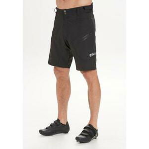 Endurance Pánské cyklistické kraťasy Jamal M 2-in-1 Cycling/MTB Shorts, Černá, L