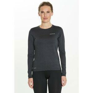 Endurance Dámské běžecké tričko Maje W Melange L/S Tee, Černá, 38