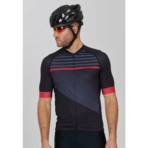 Endurance Pánský cyklistický dres Donald M Cycling/MTB S/S Shirt, Černá, XL