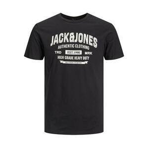 Jack&Jones PLUS Pánské triko JJECORP Slim Fit 12229678 Black XXL