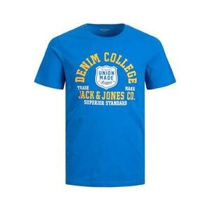 Jack&Jones Pánské triko JJELOGO Regular Fit 12220500 French Blue S