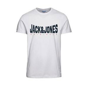 Jack&Jones Pánské triko JORMARQUE Standard Fit 12232652 Bright White XL