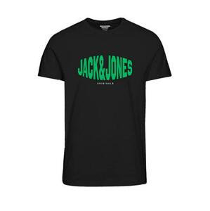 Jack&Jones Pánské triko JORMARQUE Standard Fit 12232652 Black L
