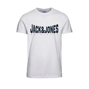 Jack&Jones Pánské triko JORMARQUE Standard Fit 12232652 Bright White XXL
