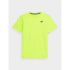 4F Pánské sportovní tričko, canary, green, neon, L