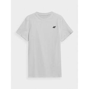 4F Pánské bavlněné tričko, Bílá, XL