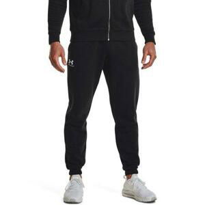 Under Armour Pánské tepláky Essential Fleece Jogger black L, Černá