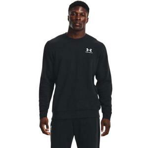 Under Armour Pánská mikina Essential Fleece Crew black M, Černá