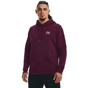 Under Armour Pánská mikina Essential Fleece Hoodie, purple, stone, M