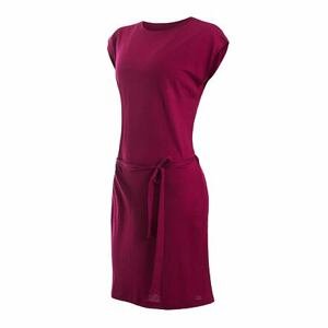 SENSOR MERINO ACTIVE dámské šaty lilla Velikost: XL