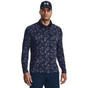 Under Armour Pánské lehká mikina Playoff 1/4 Zip Novelty midnight navy S, Tmavě, modrá