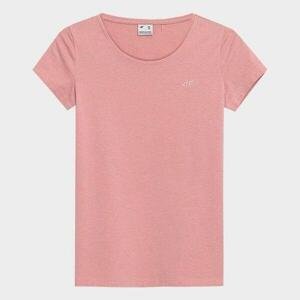 4F Dámské tričko, light, pink, S