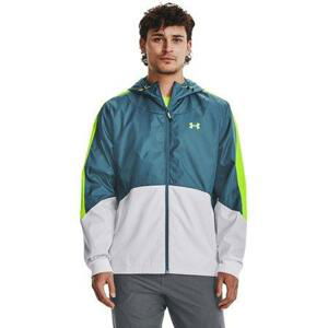 Under Armour Pánská větrovka Legacy Windbreaker static blue S, Modrá / bílá