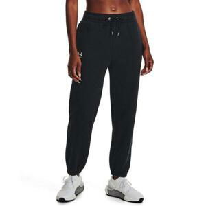 Under Armour Dámské fleecové tepláky Essential Fleece Joggers black XXL, Černá