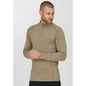 Endurance Pánské tričko Lead M Bamboo Viscose Midlayer fallen rock M