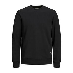 Jack&Jones Pánská mikina JJEBASIC Regular Fit 12181903 Black XXL