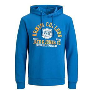 Jack&Jones Pánská mikina JJELOGO Regular Fit 12210824 French Blue XXL