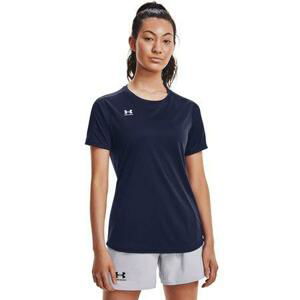 Under Armour Dámské sportovní tričko W Challenger SS Training Top, Tmavě, modrá, XS