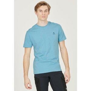 Whistler Pánské bavlněné tričko Blair M O-neck T-Shirt - velikost M adriatic blue XXL