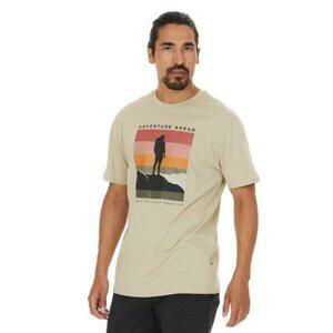 Whistler Pánské bavlněné tričko Vesper M O-neck T-shirt, moss, gray, XXL