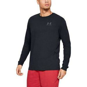 Under Armour Pánské tričko Sportstyle Left Chest LS, Černá, M