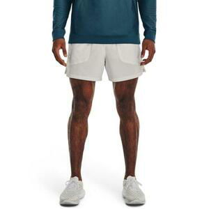 Under Armour Pánské běžecké kraťasy Run Anywhere Short - velikost L gray mist M, Šedá