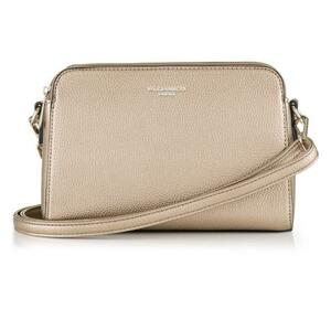 FLORA & CO Dámská crossbody kabelka 8037 taupe metal