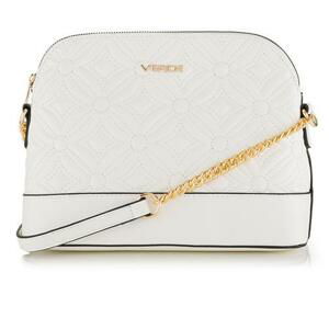 Verde Dámská crossbody kabelka 16-6796 white