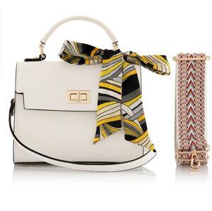 FLORA & CO Dámská crossbody kabelka 3629 blanc