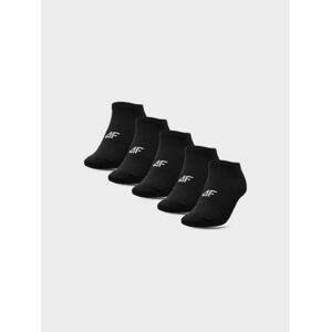 4F Pánské bavlněné ponožky, deep, black, 43 - 46