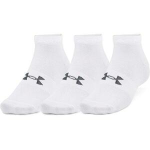 Under Armour Unisex ponožky Essential Low Cut 3pk white S, Bílá