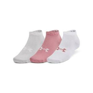 Under Armour Unisex ponožky Essential Low Cut 3pk pink elixir M