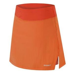 Husky Dámská funkční sukně se šortkami Flamy L orange M