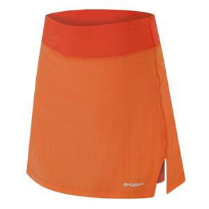 Husky Dámská funkční sukně se šortkami Flamy L orange XXL