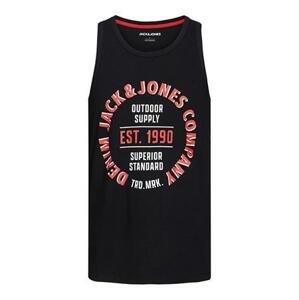 Jack&Jones Pánské tílko JJANDY Regular Fit 12222337 Black L