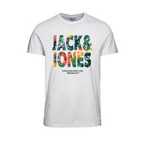 Jack&Jones Pánské triko JORBOOSTER Standard Fit 12232998 Bright White M