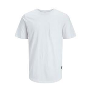 Jack&Jones Pánské triko JJENOA Long Line Fit 12210945 White M