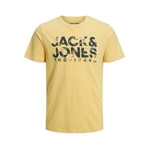Jack&Jones Pánské triko JJBECS Regular Fit 12224688 Jojoba XL
