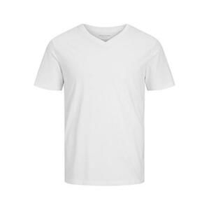 Jack&Jones Pánské triko JJEORGANIC Standard Fit 12156102 White S