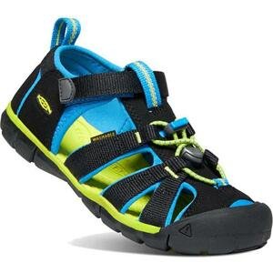 KEEN Dětské sandály SEACAMP 1022969 black/brilliant blue 25-26